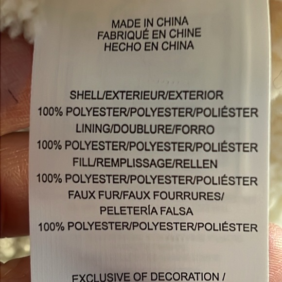 IZOD Black Puffer Jacket with Sherpa Lining NWT - Picture 9 of 10